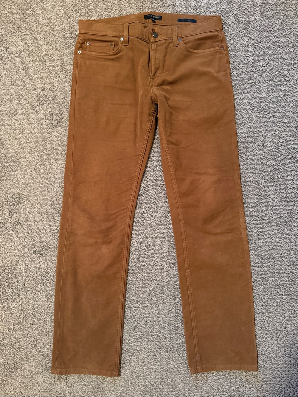 Banana Republic Cargo 32x32 Slim Straight Brown Pants